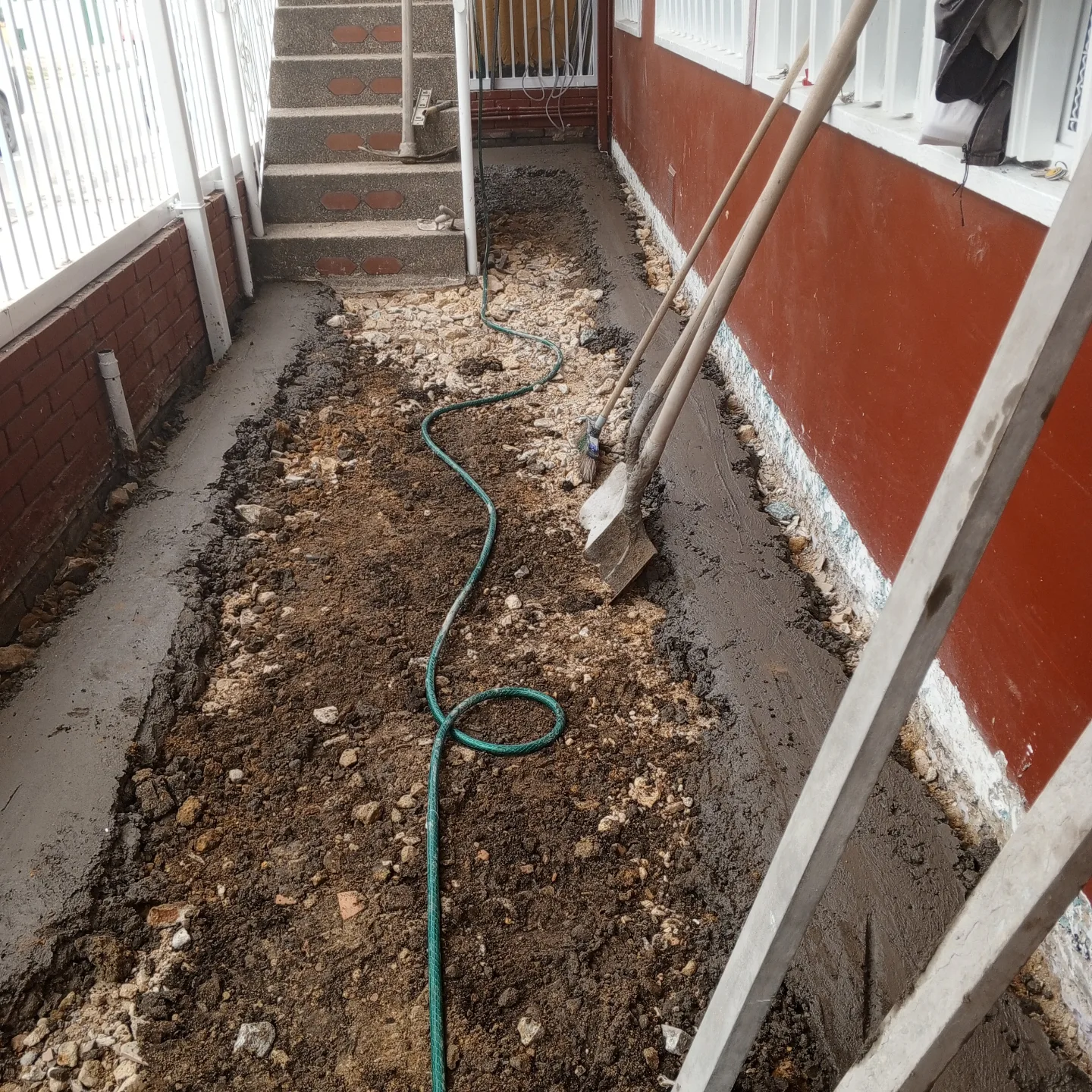 instalación de bloque